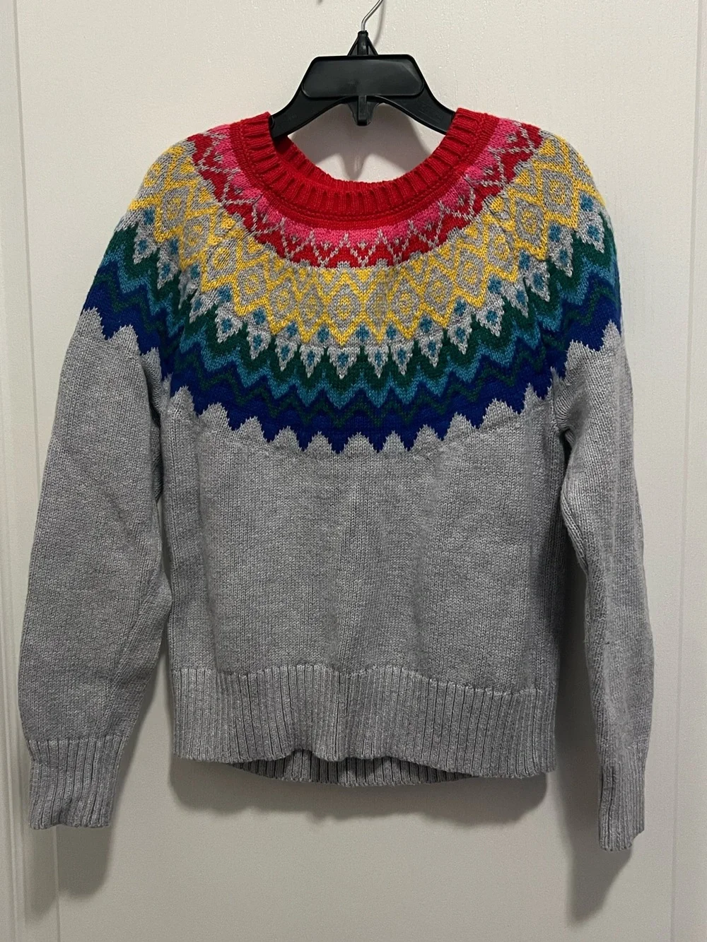 Girls’ Gymboree Fair Isle Crewneck Sweater